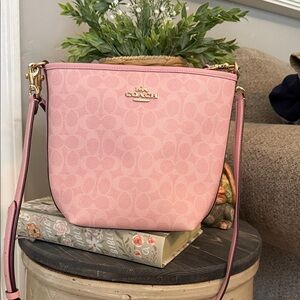 Coach Powder Pink Bucket Bag